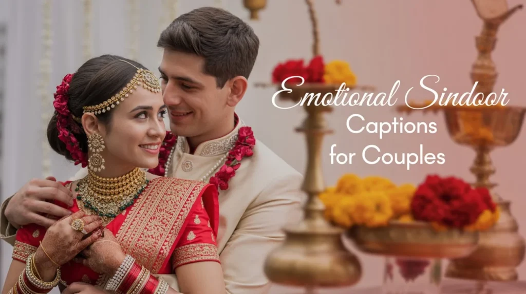 Emotional Sindoor Captions for Couples