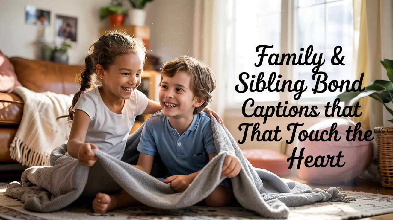 Family & Sibling Bond Captions That Touch the Heart