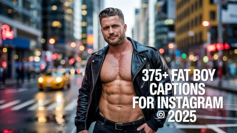 Fat Boy Captions for Instagram
