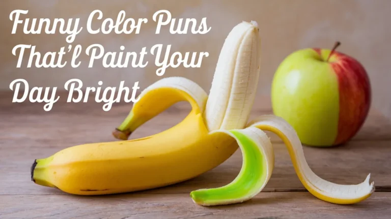 Funny Color Puns That’ll Paint Your Day Bright