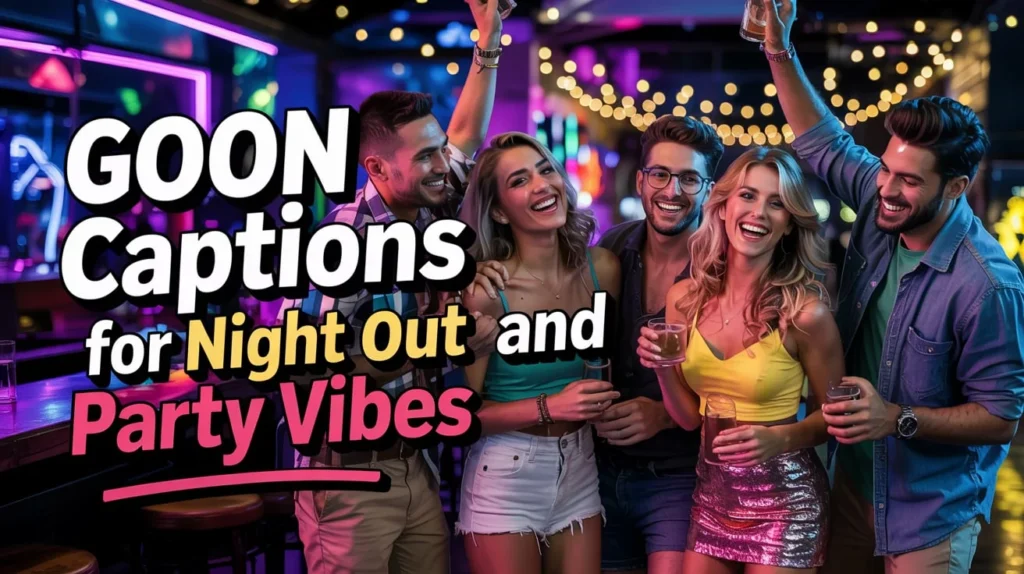 Goon Captions for Night Out and Party Vibes