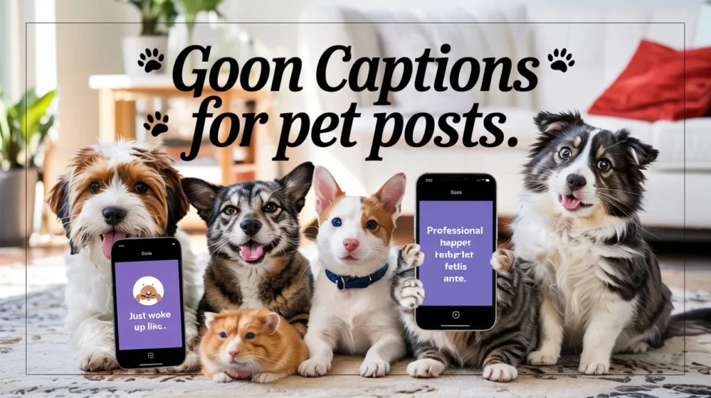 Goon Captions for Pet Posts