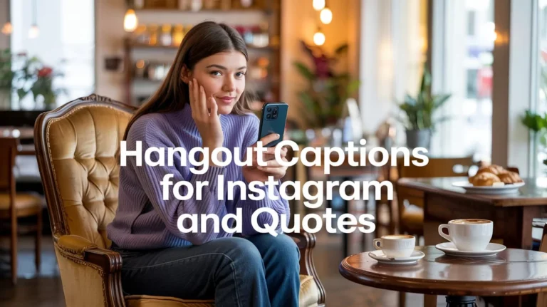 Hangout Captions For Instagram and Quotes