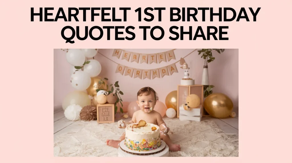 Heartfelt 1st Birthday Quotes to Share