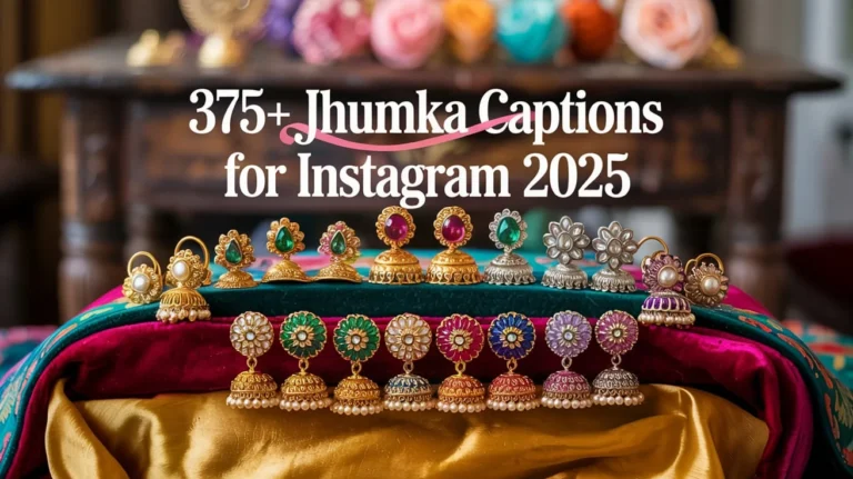 Jhumka Captions for Instagram