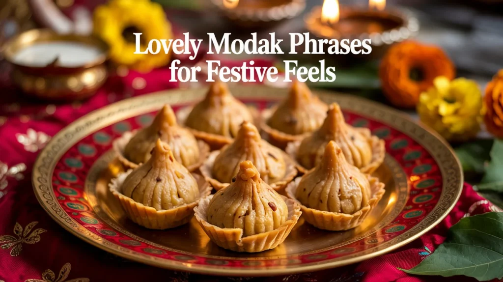 Lovely Modak Phrases for Festive Feels