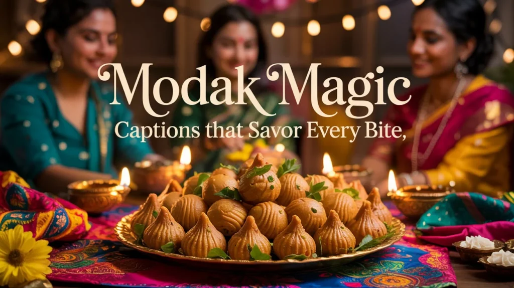 Modak Magic: Captions That Savor Every Bite