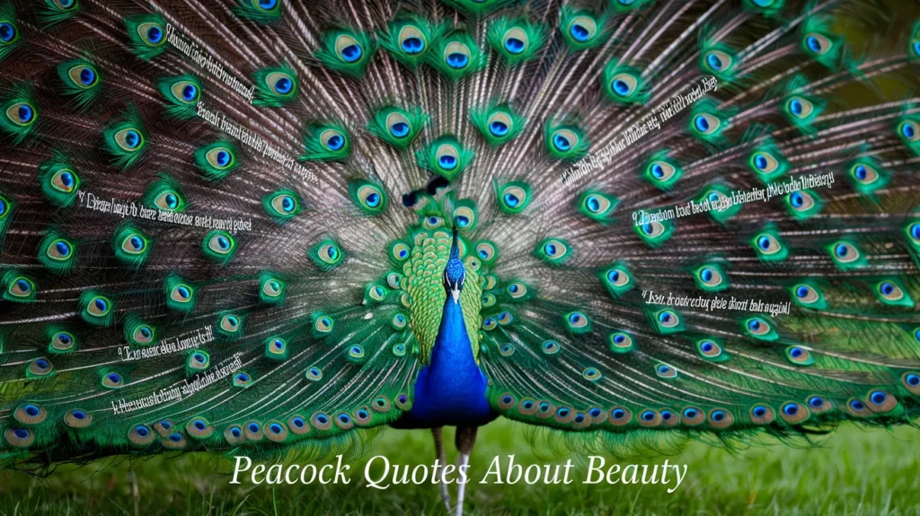 Peacock Quotes About Beauty