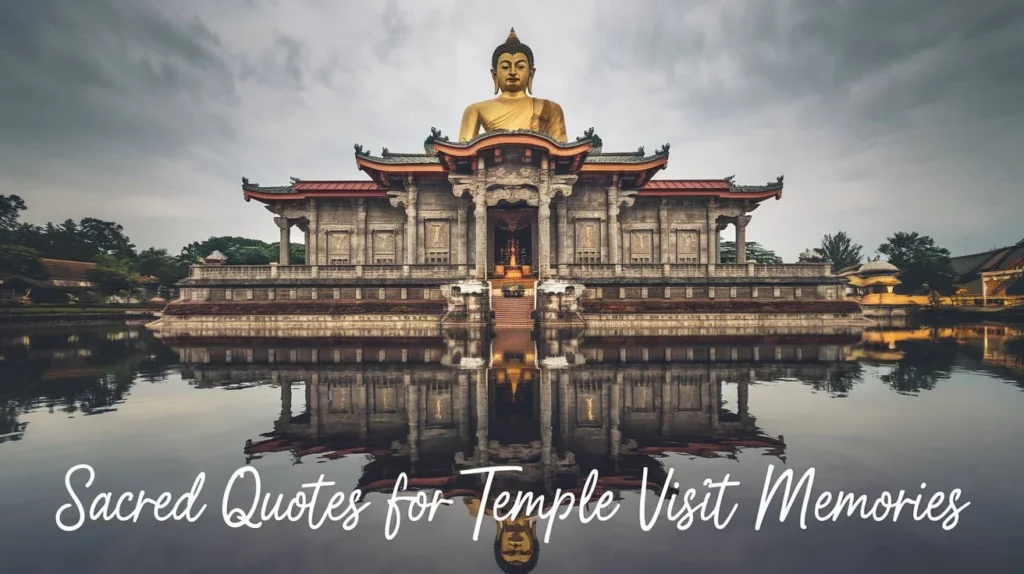 Sacred Quotes for Temple Visit Memories