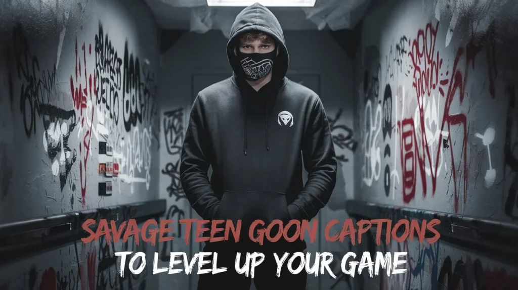 Savage Teen Goon Captions to Level Up Your Game 