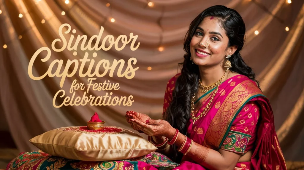 Sindoor Captions for Festive Celebrations