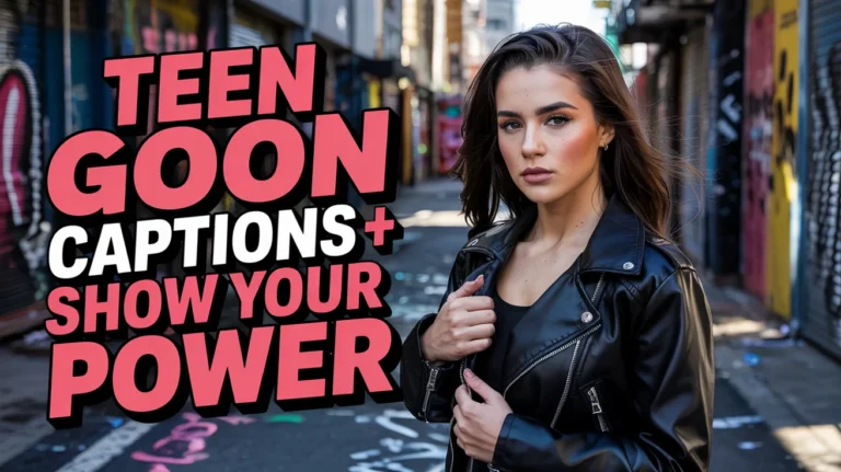 Teen Goon Captions Show Your Power