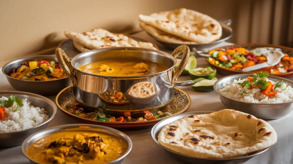 Traditional Indian Dishes Captions