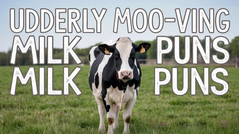 Udderly Moo-ving Milk Puns