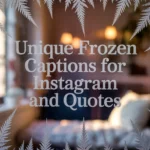 Unique Frozen Captions For Instagram and Quotes