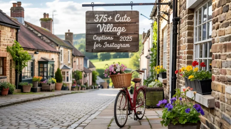 Village Captions for Instagram