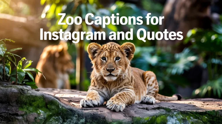 Zoo Captions For Instagram and Quotes