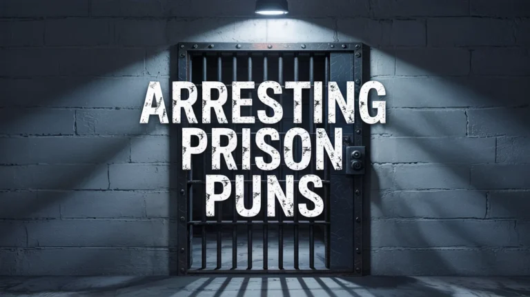 Arresting Prison Puns