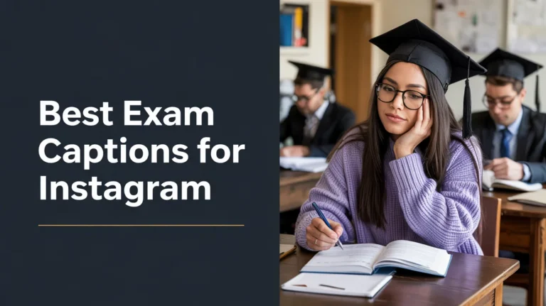 Best Exam Captions for Instagram