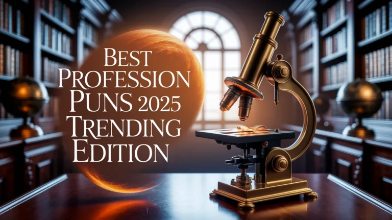 Best Profession Puns 2025 Trending Edition