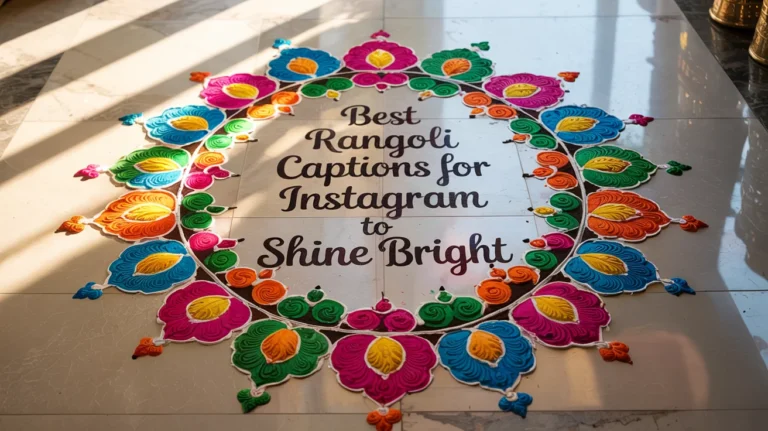 Best Rangoli Captions for Instagram to Shine Bright