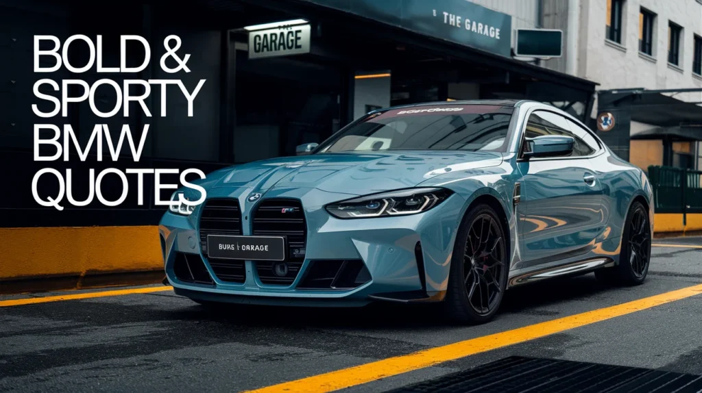 Bold & Sporty BMW Quotes