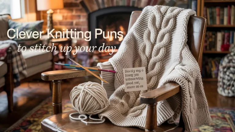 Clever Knitting Puns to Stitch Up Your Day