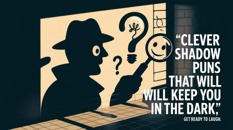 Clever Shadow Puns That Will Keep You In The Dark