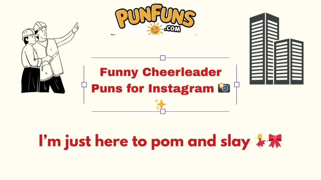 Funny Cheerleader Puns for Instagram 📸✨