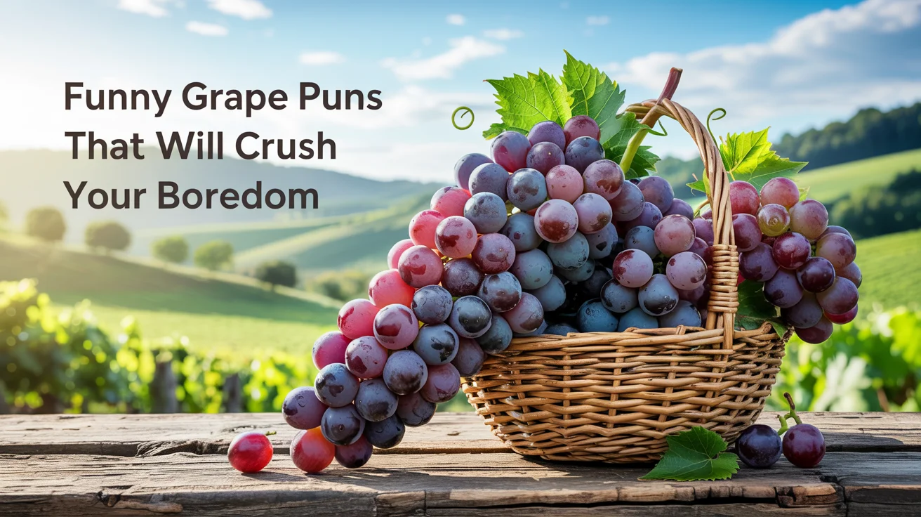 Funny Grape Puns That Will Crush Your Boredom