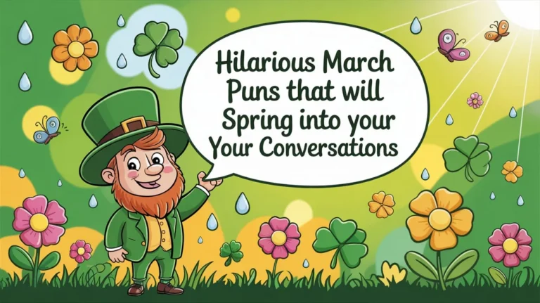 Hilarious March Puns That Will Spring Into Your Conversations