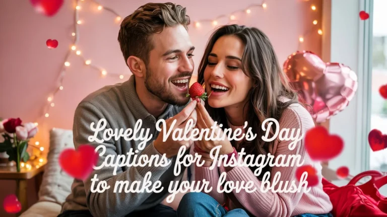 Lovely Valentine’s Day Captions For Instagram To Make Your Love Blush