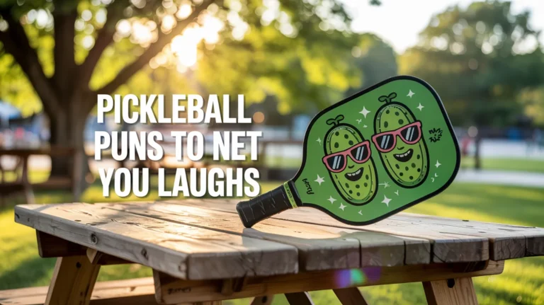 Pickleball Puns to Net You Laughs