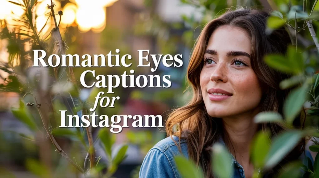 Romantic Eyes Captions for Instagram