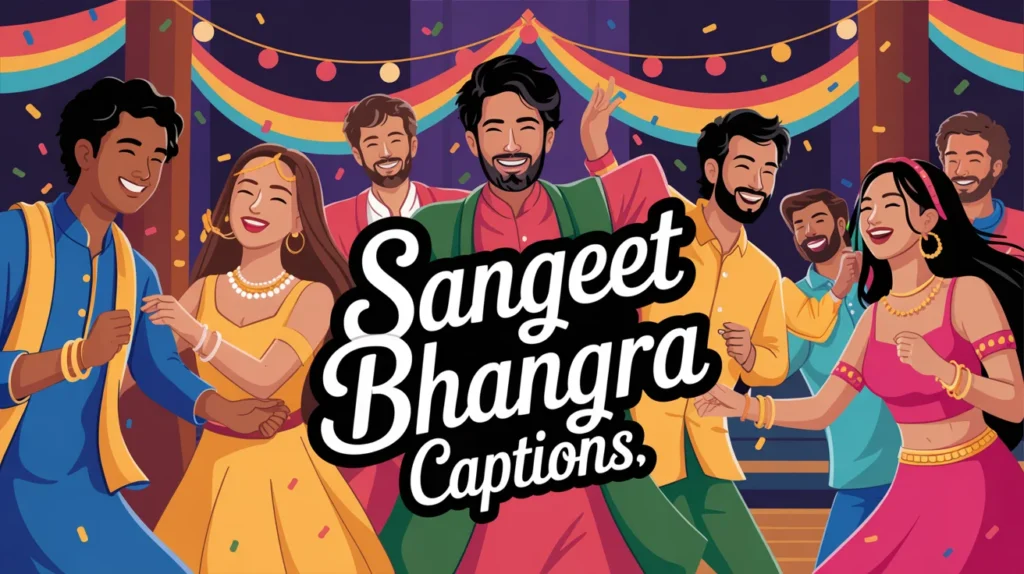 Sangeet Bhangra Captions