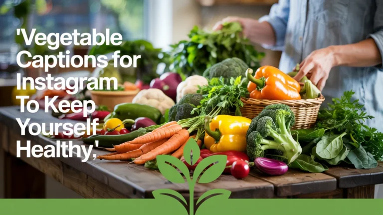 Vegetable Captions For Instagram To Keep Yourself Healthy