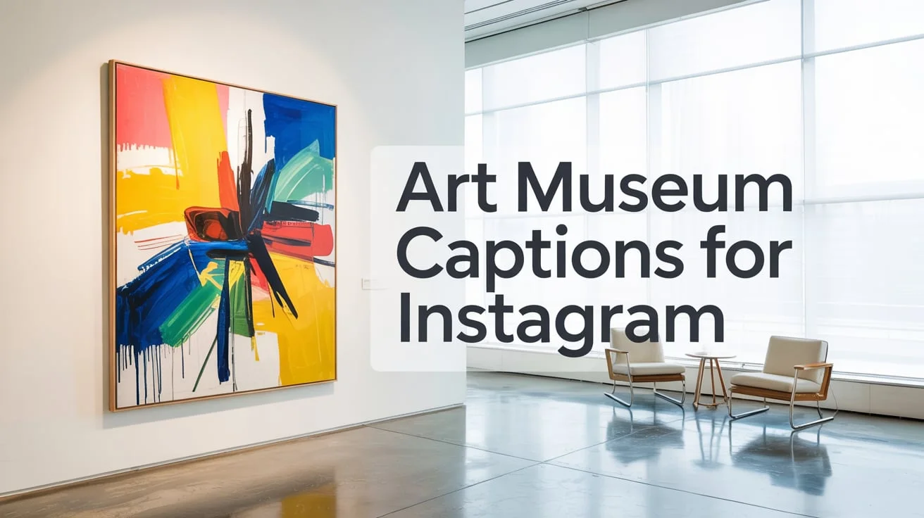Art Museum Captions For Instagram