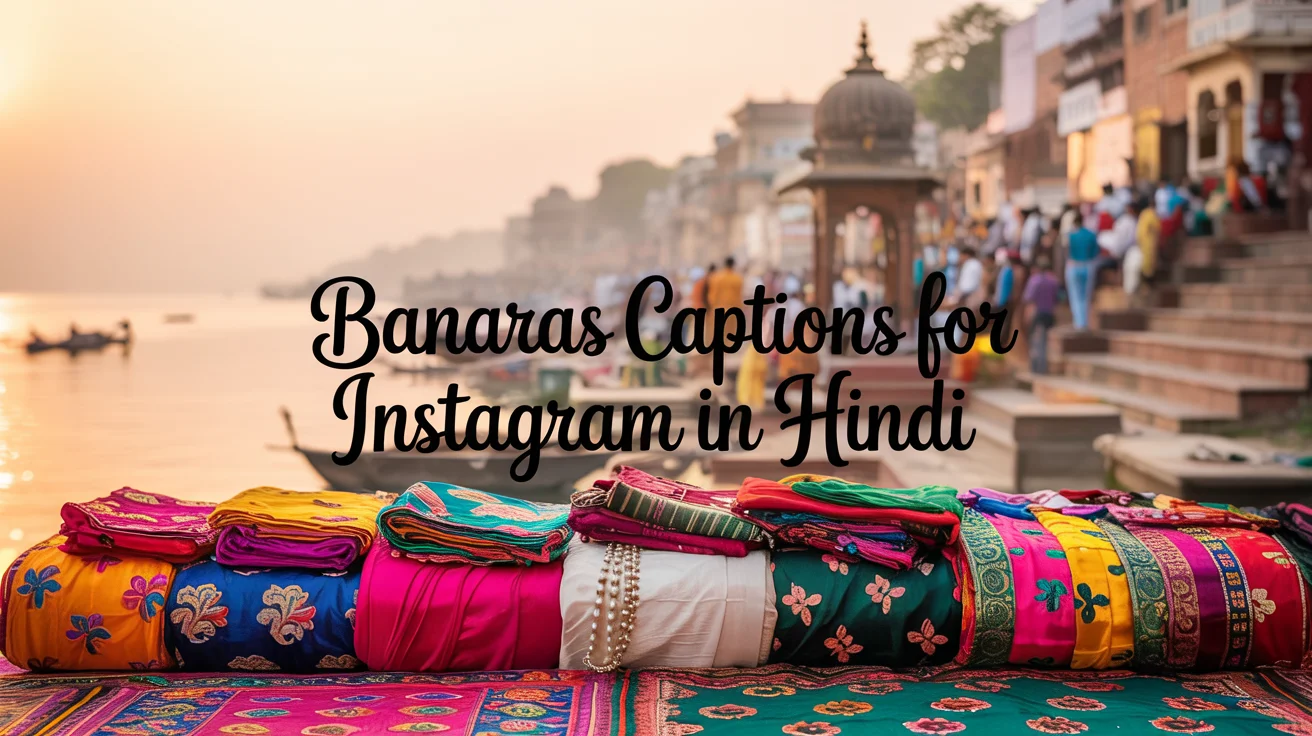 Banaras Captions For Instagram in Hindi