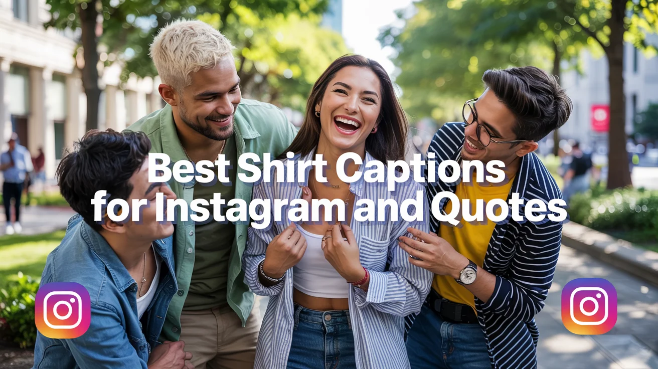 Best Shirt Captions For Instagram and Quotes