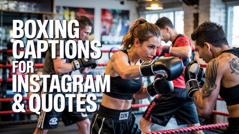 Boxing Captions For Instagram & Quotes