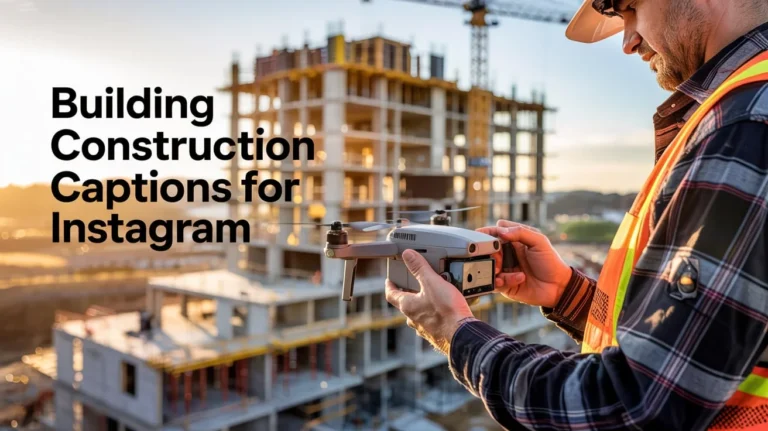 Building Construction Captions For Instagram
