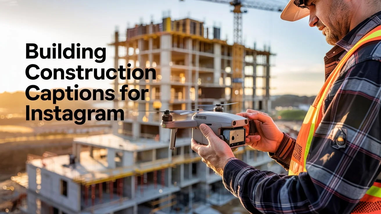 Building Construction Captions For Instagram