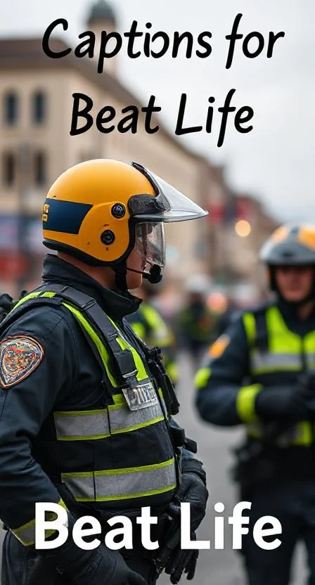 Captions for Patrol / Beat Life