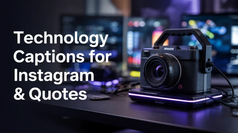 Technology Captions For Instagram & Quotes