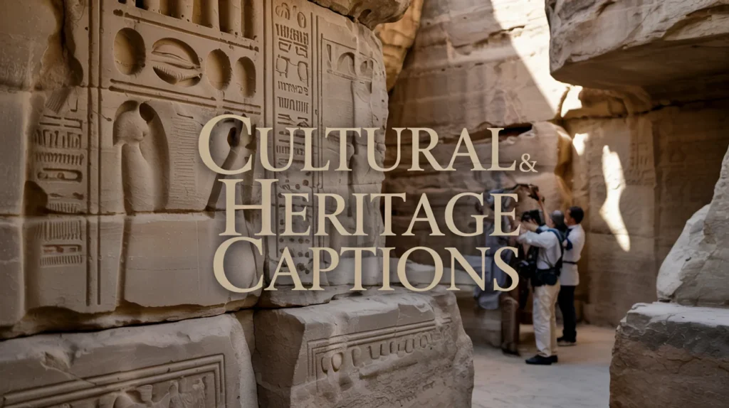 Cultural & Heritage Captions