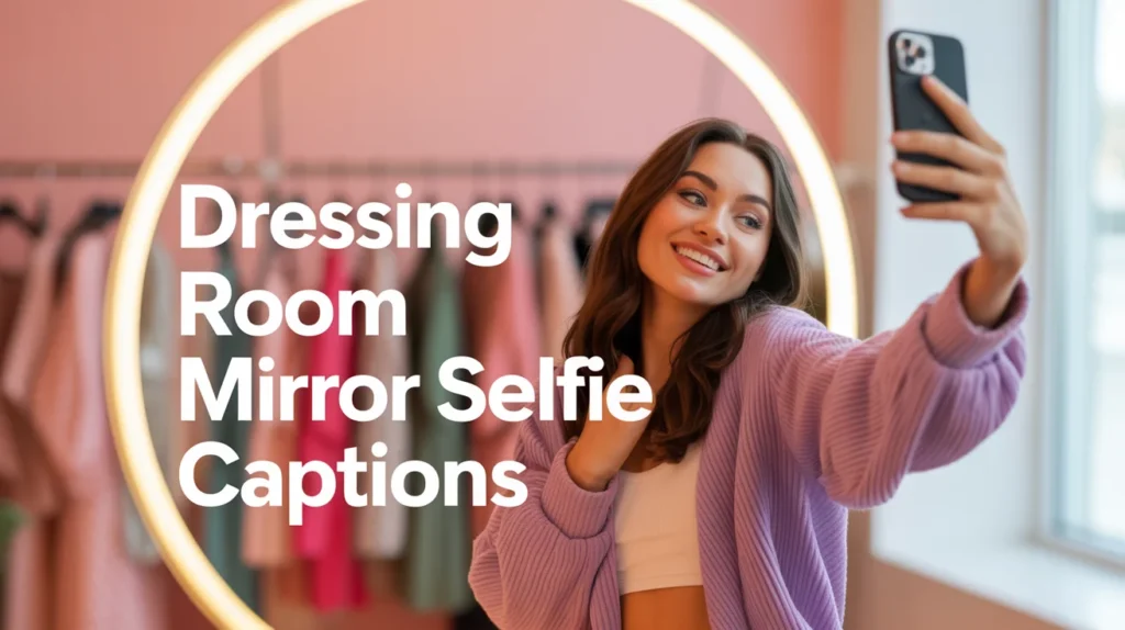 Dressing Room Mirror Selfie Captions 