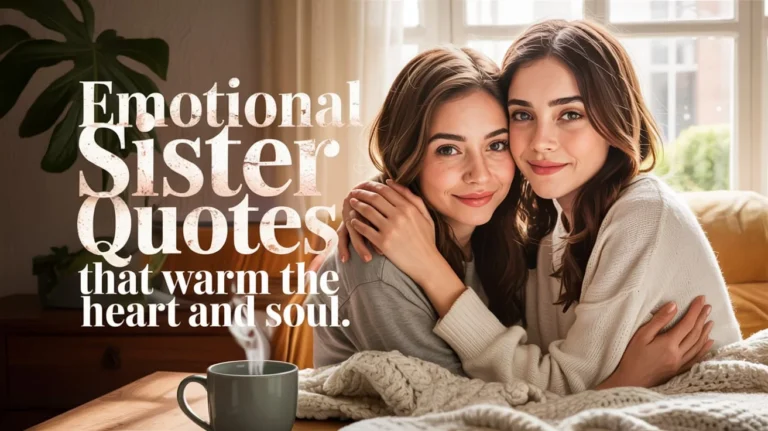 Emotional Sister Quotes That Warm The Heart And Soul