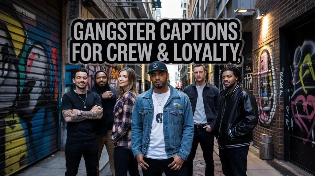 Gangster Captions for Crew & Loyalty