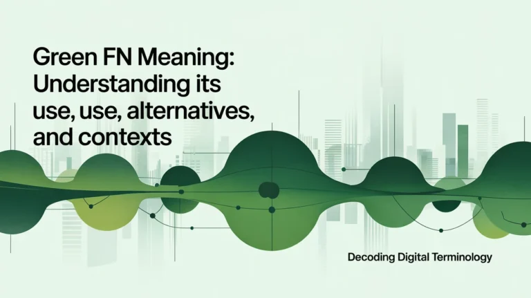 Green FN Meaning: Understanding Its Use, Alternatives, and Contexts