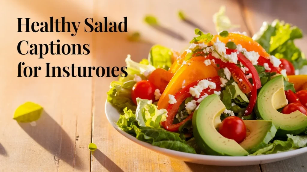 Healthy Salad Captions for Instagram